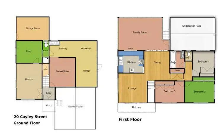 Floorplan of Homely house listing, 20 Cayley Street, Everton Park QLD 4053
