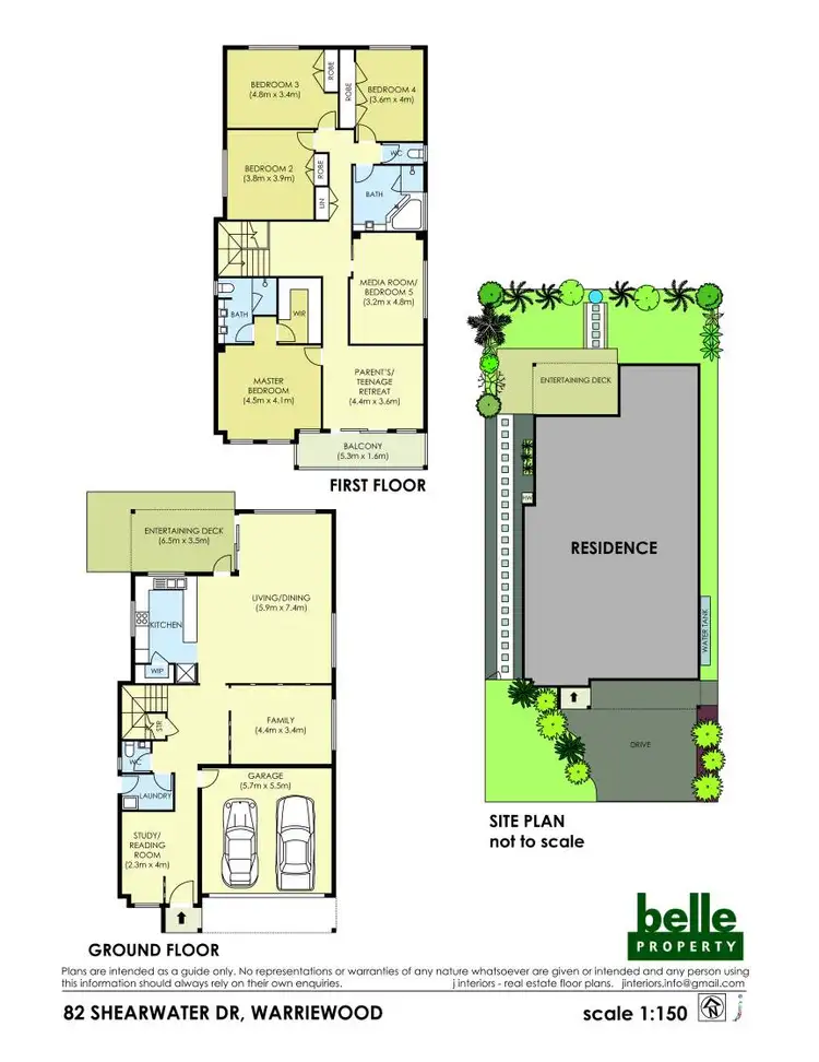 Floorplan of Homely house listing, 82 Shearwater Drive, Warriewood NSW 2102