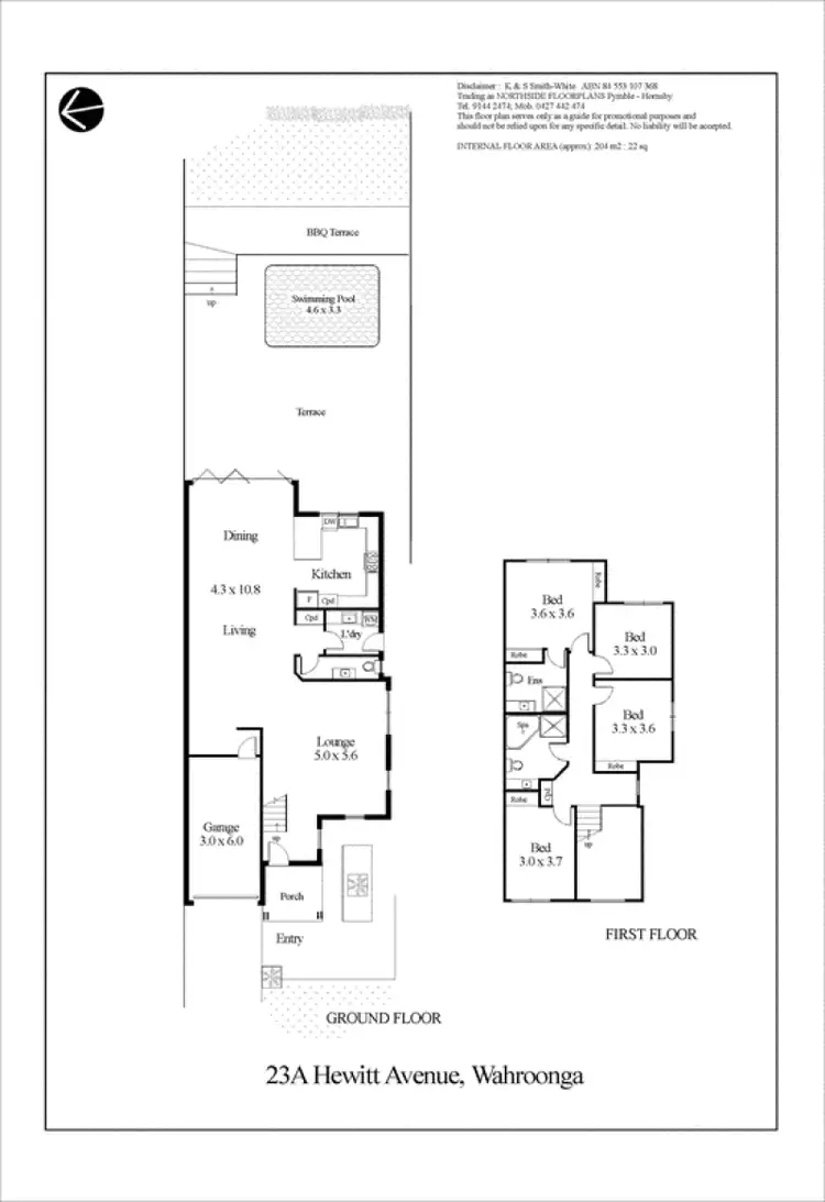 Floorplan of Homely house listing, 23A Hewitt Avenue, Wahroonga NSW 2076