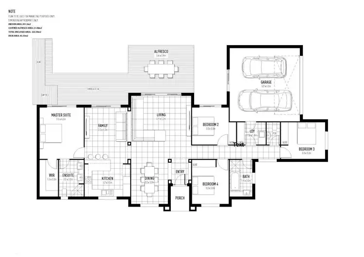 Floorplan of Homely house listing, 2 Elfin Street, Robina QLD 4226