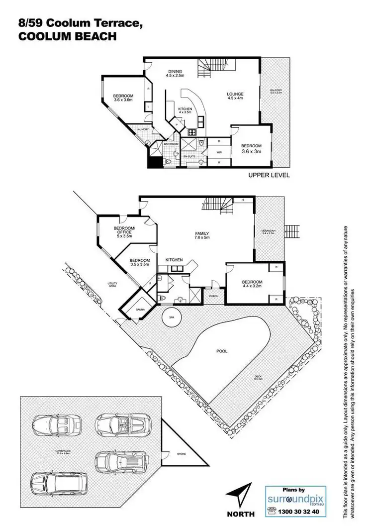 Floorplan of Homely unit listing, 8/59 Coolum Terrace, Coolum Beach QLD 4573