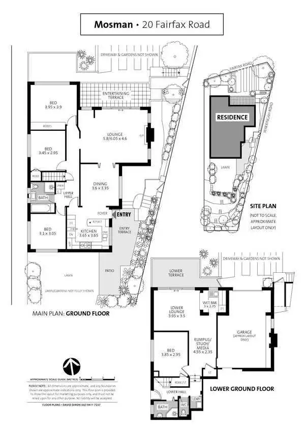 Floorplan of Homely house listing, 20 Fairfax Road, Mosman NSW 2088
