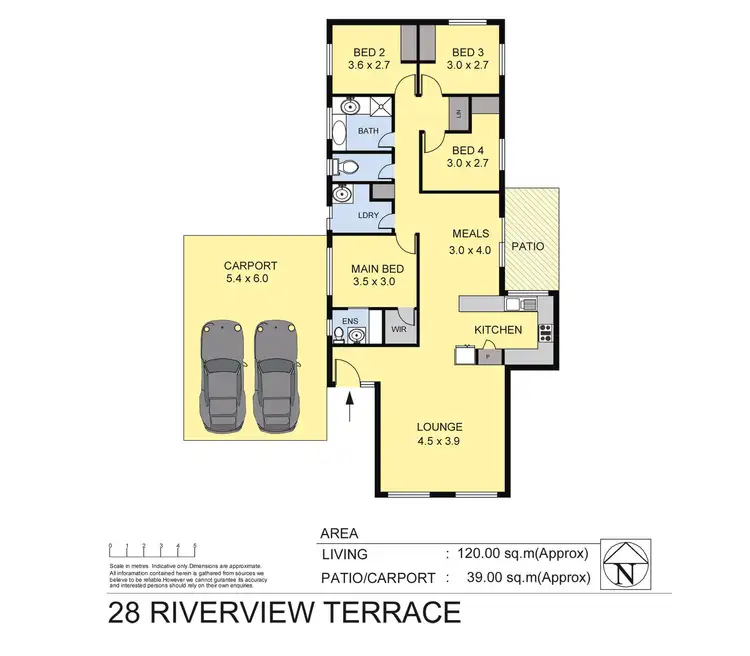 Floorplan of Homely house listing, 28 Riverview Terrace, Wodonga VIC 3690