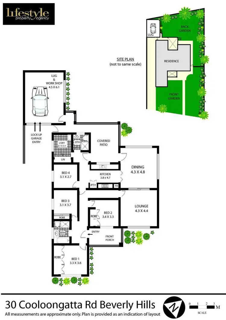 Floorplan of Homely house listing, 30 Cooloongatta Road, Beverly Hills NSW 2209