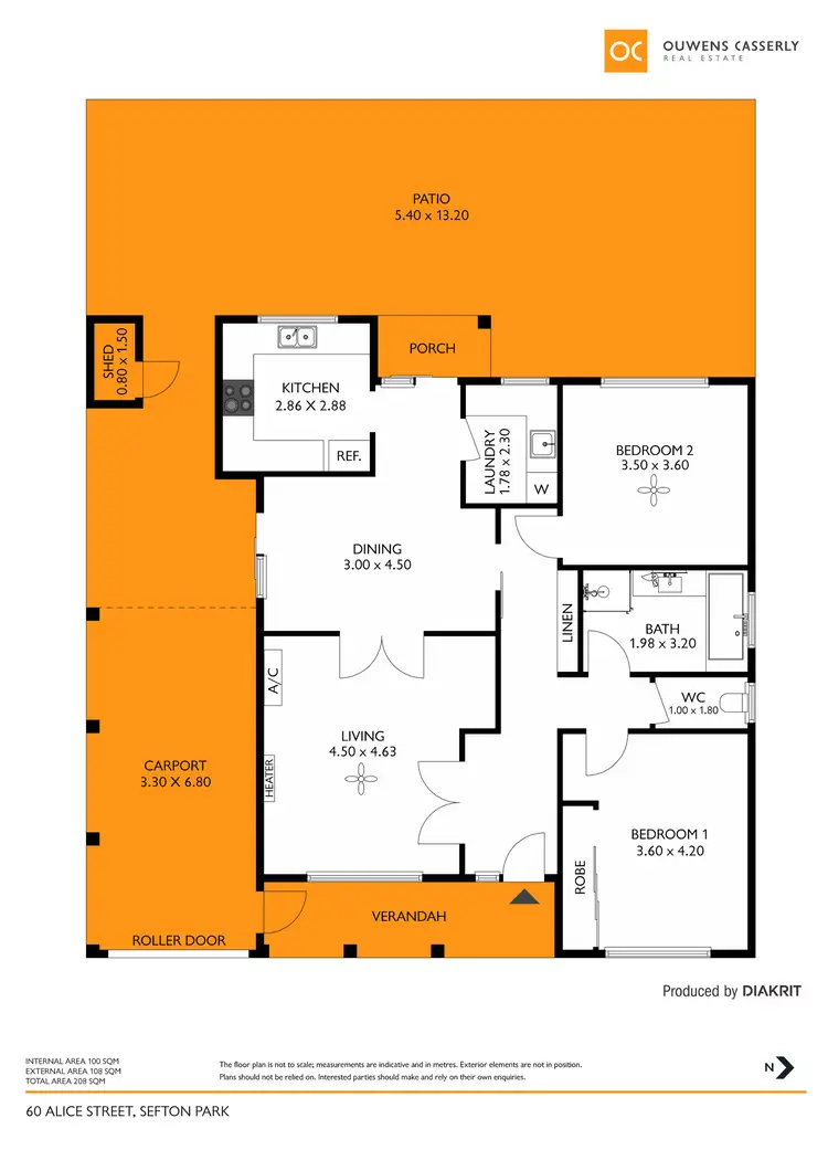 Floorplan of Homely house listing, 60 Alice Street, Sefton Park SA 5083