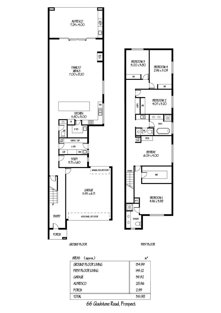 Floorplan of Homely house listing, 66 Gladstone Road, Prospect SA 5082