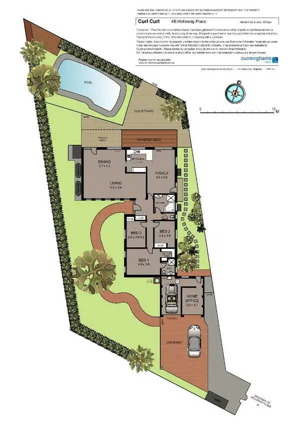Floorplan of Homely house listing, 4B Holloway Place, Curl Curl NSW 2096