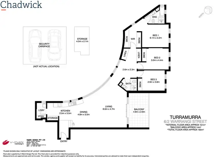 Floorplan of Homely apartment listing, 6/2 Warrangi Street, Turramurra NSW 2074