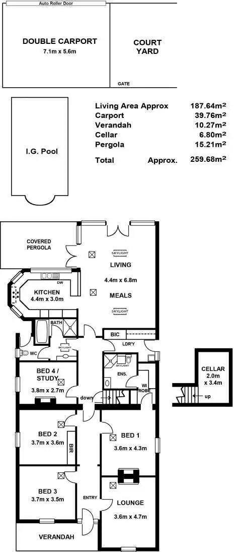Floorplan of Homely house listing, 18 Hewitt Avenue, Rose Park SA 5067