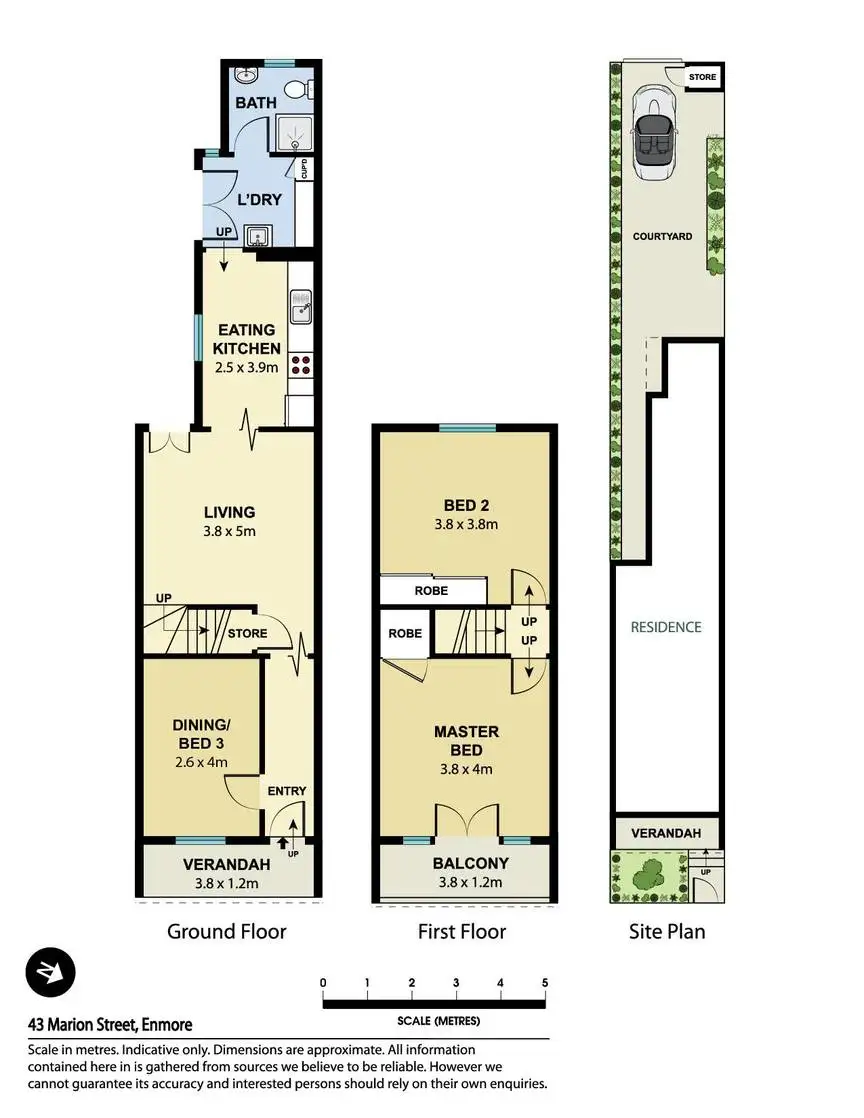 Floorplan of Homely house listing, 43 Marian Street, Enmore NSW 2042