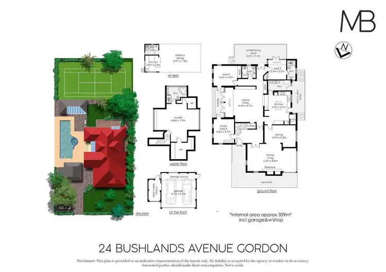 Floorplan of Homely house listing, 24 Bushlands Avenue, Gordon NSW 2072