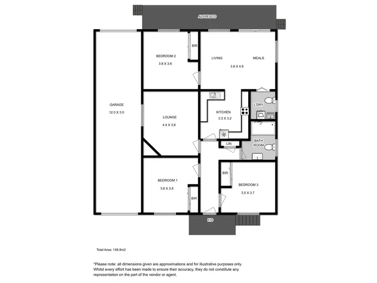 Floorplan of Homely house listing, 8 Acacia Avenue, Gwynneville NSW 2500
