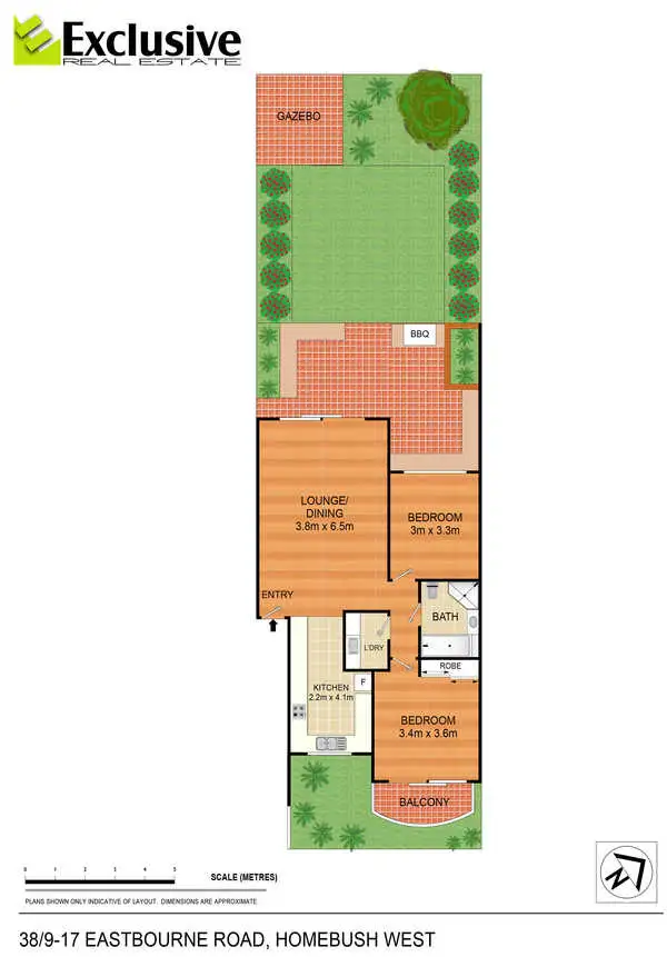 Floorplan of Homely apartment listing, 38/9-17 Eastbourne Road, Homebush West NSW 2140