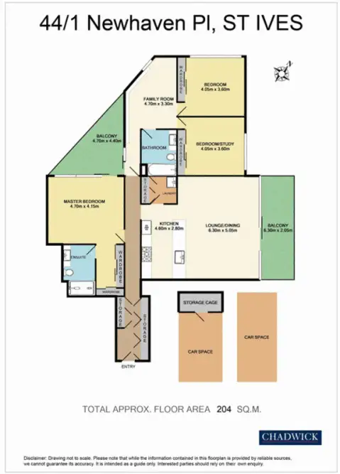 Floorplan of Homely apartment listing, 44/1-7 Newhaven Place, St Ives NSW 2075