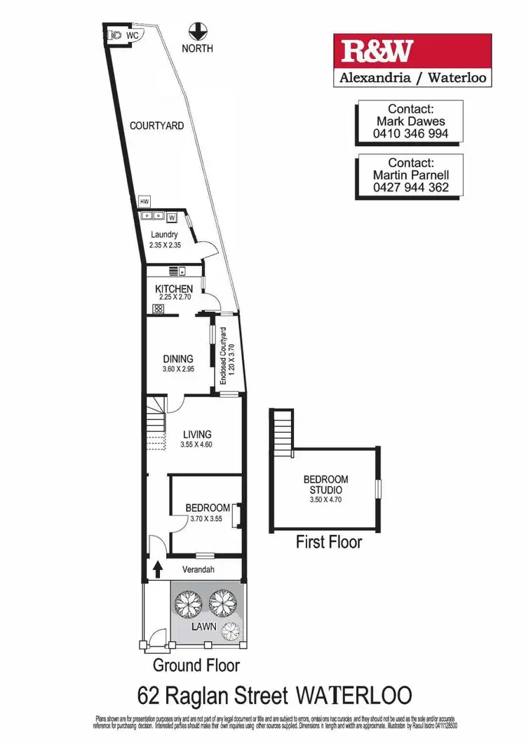 Floorplan of Homely house listing, 62 Raglan Street, Waterloo NSW 2017