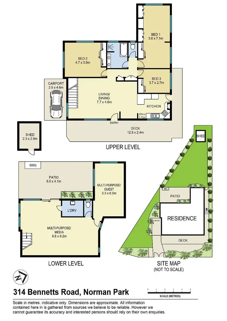Floorplan of Homely house listing, 314 Bennetts Road, Norman Park QLD 4170