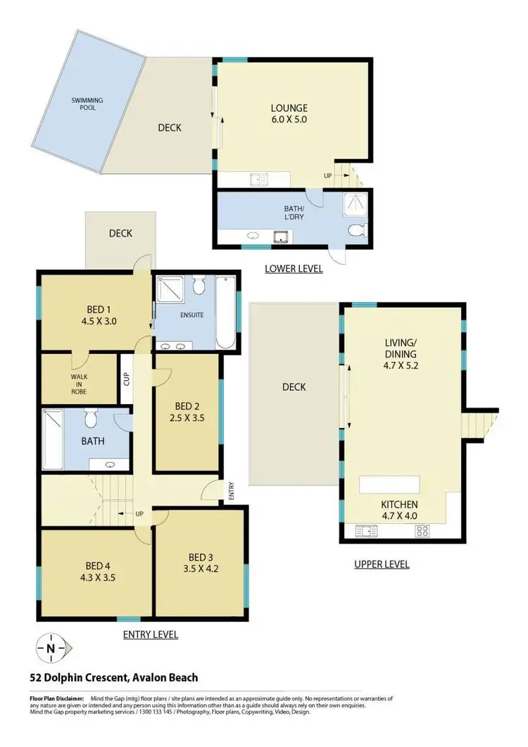 Floorplan of Homely house listing, 52 Dolphin Crescent, Avalon Beach NSW 2107