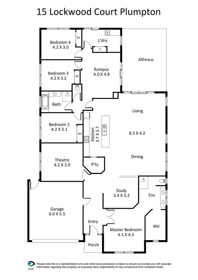 Floorplan of Homely house listing, 15 Lockwood Drive, Plumpton VIC 3335