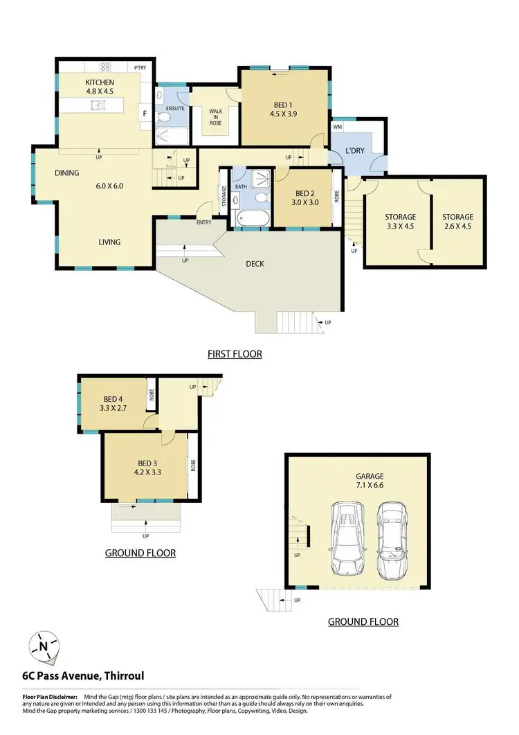 Floorplan of Homely house listing, 6c Pass Avenue, Thirroul NSW 2515