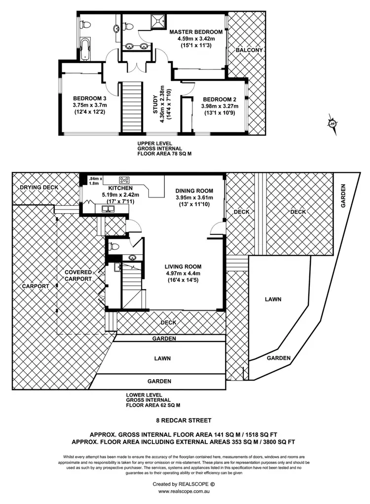Floorplan of Homely house listing, 8 Redcar Street, Bulimba QLD 4171