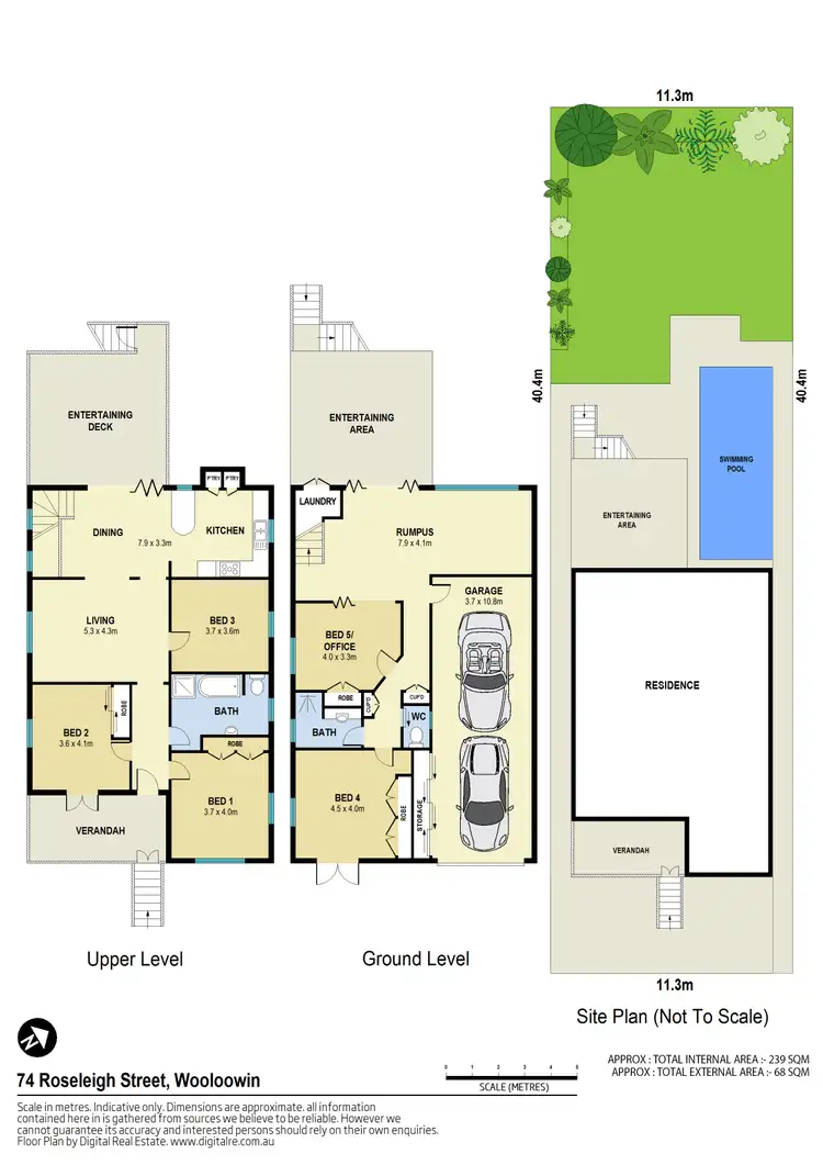 Floorplan of Homely house listing, 74 Roseleigh Street, Wooloowin QLD 4030