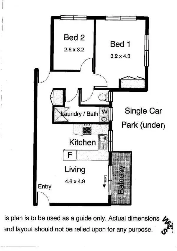 Floorplan of Homely unit listing, 4/37 Gailey Road, Taringa QLD 4068