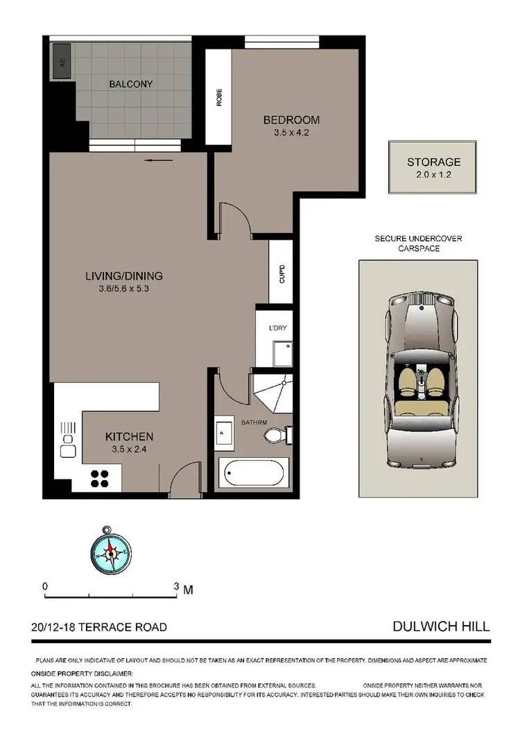 Floorplan of Homely apartment listing, 20/12-16 Terrace Road, Dulwich Hill NSW 2203