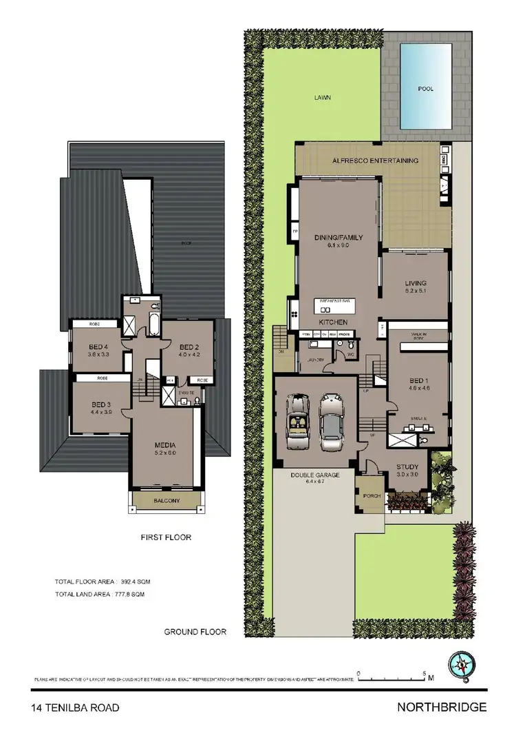 Floorplan of Homely house listing, 14 Tenilba Road, Northbridge NSW 2063