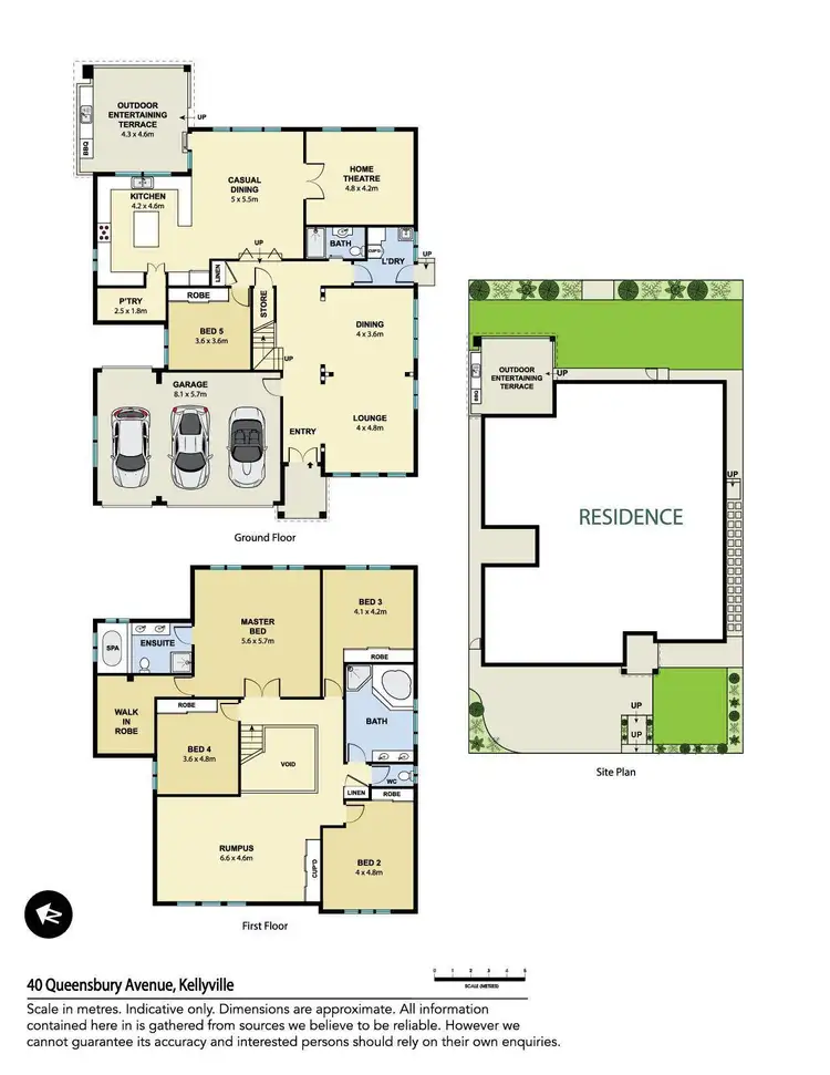 Floorplan of Homely house listing, 40 Queensbury Avenue, Kellyville NSW 2155