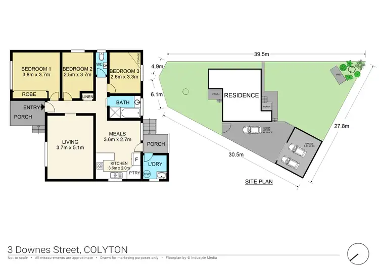 Floorplan of Homely house listing, 3 Downes Street, Colyton NSW 2760