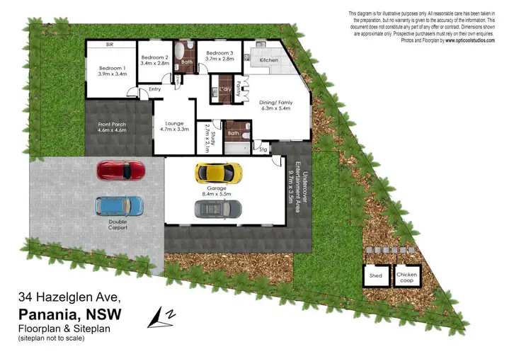 Floorplan of Homely house listing, 34 Hazelglen Avenue, Panania NSW 2213