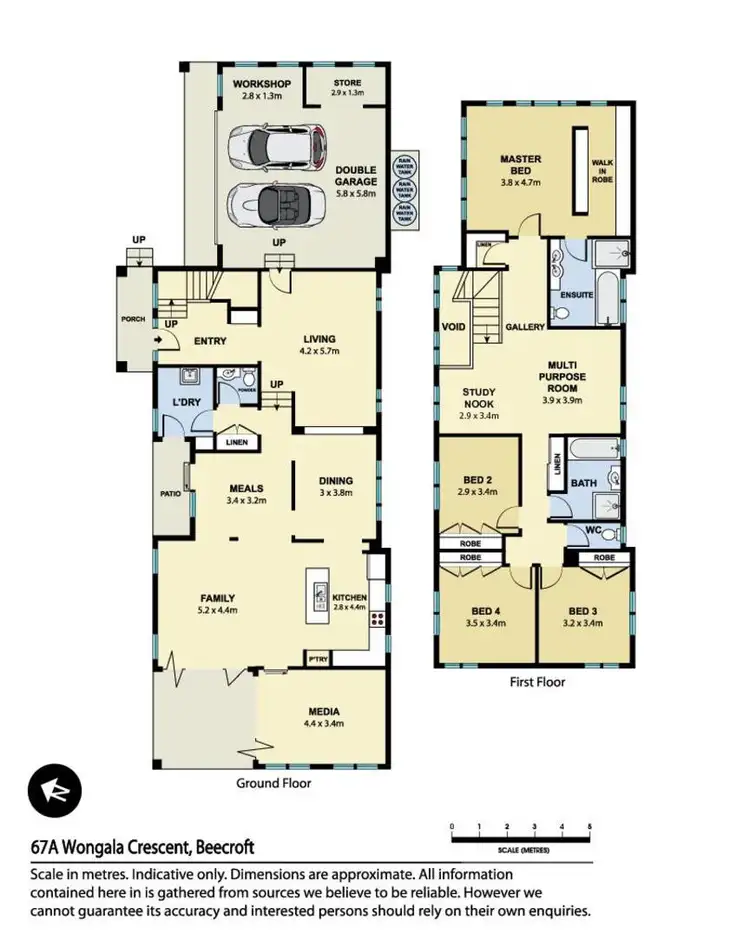 Floorplan of Homely house listing, 67a Wongala Crescent, Beecroft NSW 2119
