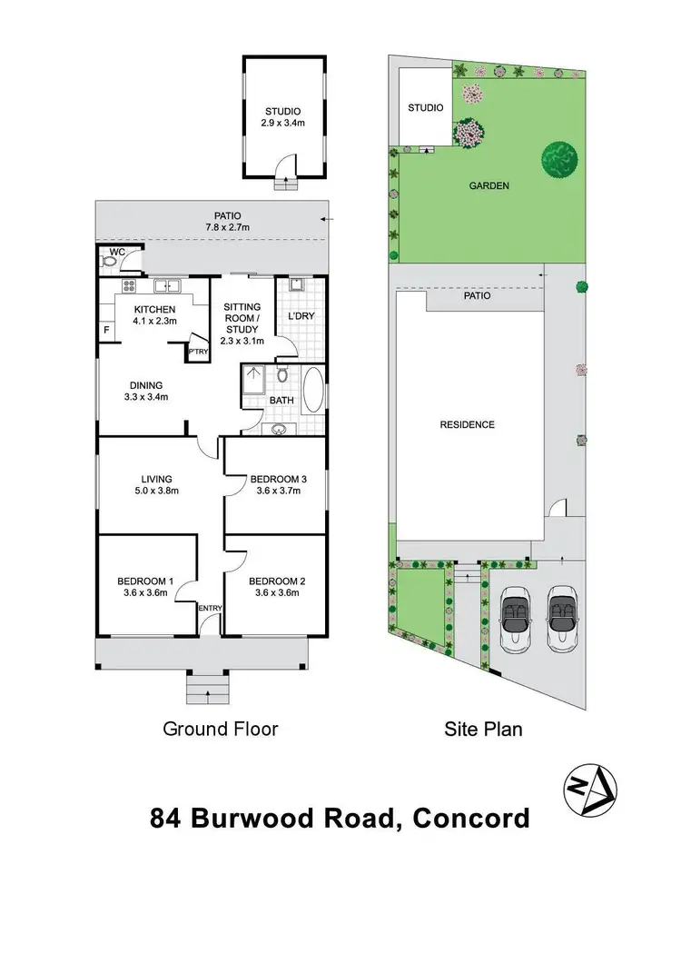 Floorplan of Homely house listing, 84 Burwood Road, Concord NSW 2137