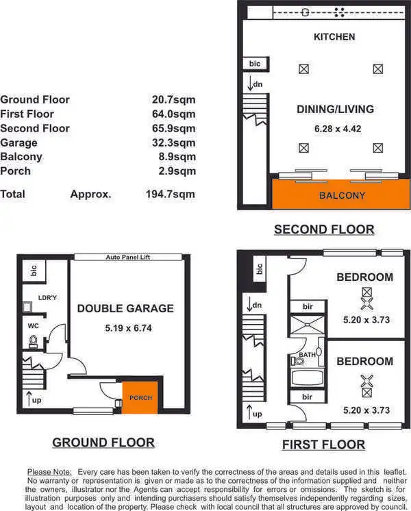 Floorplan of Homely townhouse listing, 7/80 Gilles Street, Adelaide SA 5000