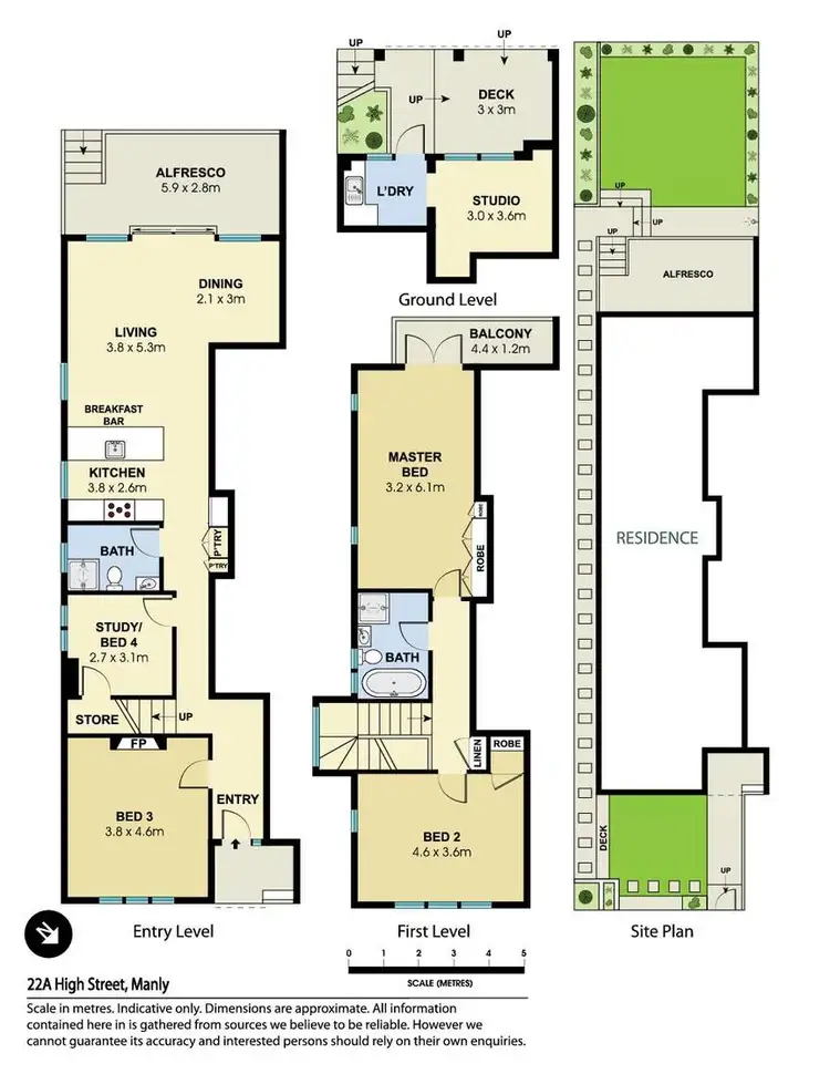 Floorplan of Homely house listing, 22A High Street, Manly NSW 2095