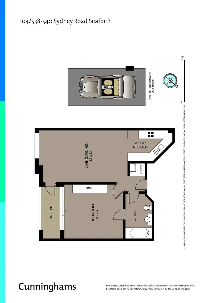 Floorplan of Homely unit listing, 104/538-540 Sydney Road, Seaforth NSW 2092
