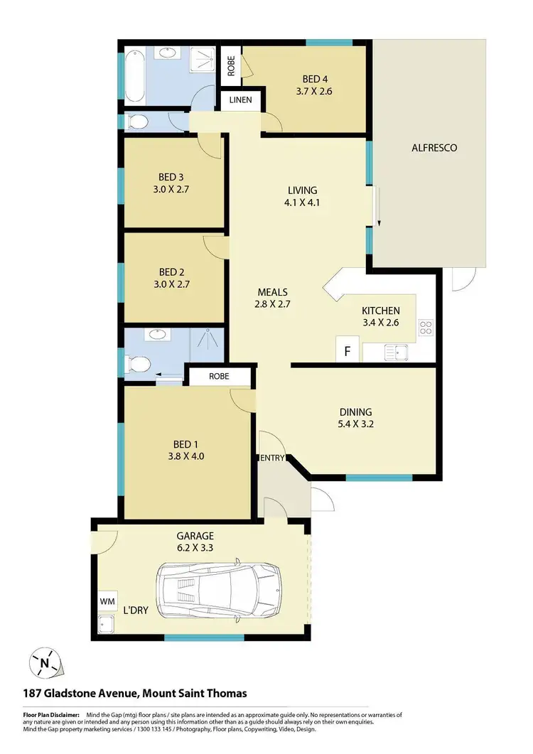 Floorplan of Homely house listing, 187 Gladstone Avenue, Mount Saint Thomas NSW 2500