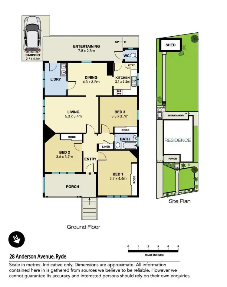Floorplan of Homely house listing, 28 Anderson Avenue, Ryde NSW 2112
