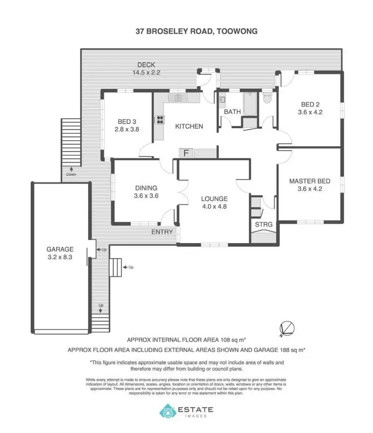 Floorplan of Homely house listing, 37 Broseley Road, Toowong QLD 4066