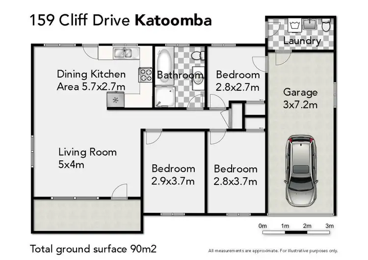 Floorplan of Homely house listing, 159 Cliff Drive, Katoomba NSW 2780