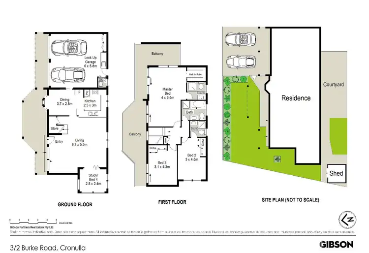 Floorplan of Homely townhouse listing, 3/2 Burke Road, Cronulla NSW 2230