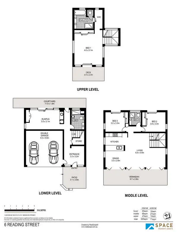 Floorplan of Homely house listing, 6 Reading Street, Paddington QLD 4064
