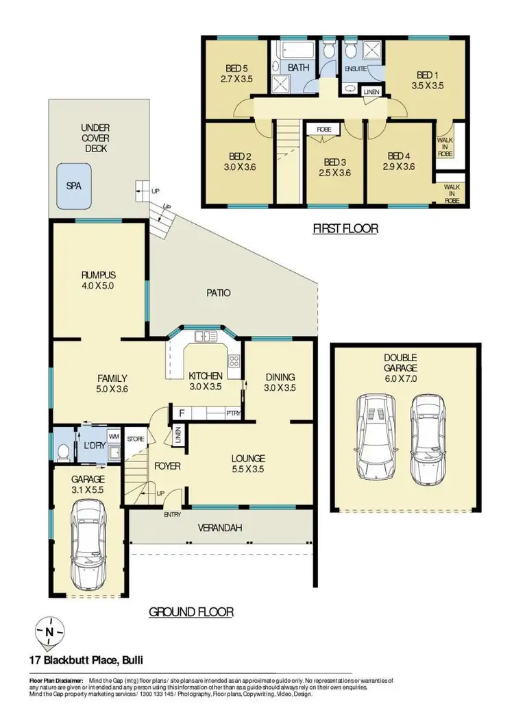 Floorplan of Homely house listing, 17 Blackbutt Place, Bulli NSW 2516