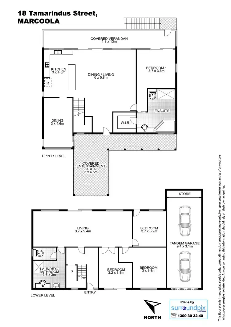 Floorplan of Homely house listing, 18 Tamarindus Street, Marcoola QLD 4564