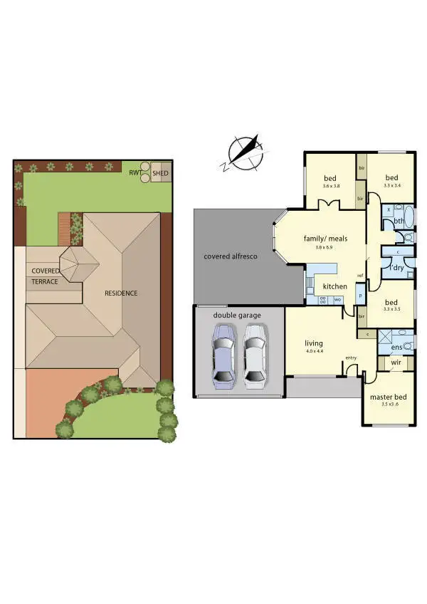 Floorplan of Homely house listing, 13 Kingfisher Court, Pakenham VIC 3810