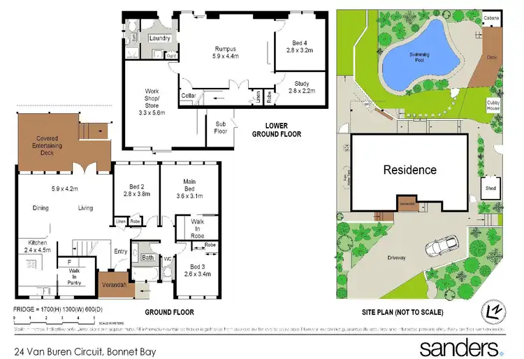Floorplan of Homely house listing, 24 Van Buren Circuit, Bonnet Bay NSW 2226