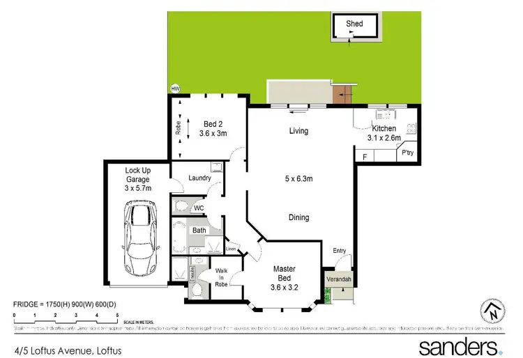 Floorplan of Homely villa listing, 4/5-7 Loftus Avenue, Loftus NSW 2232
