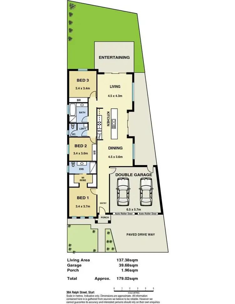 Floorplan of Homely house listing, 38A Ralph Street, Sturt SA 5047