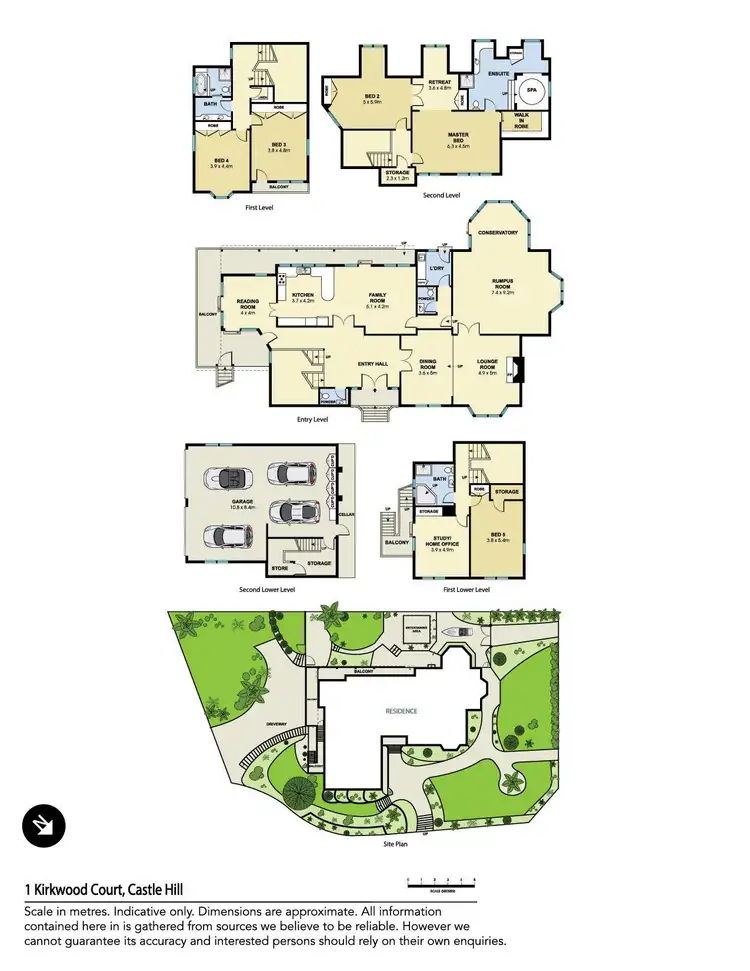 Floorplan of Homely house listing, 1 Kirkwood Court, Castle Hill NSW 2154
