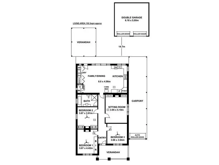 Floorplan of Homely house listing, 21 River Street, St Peters SA 5069